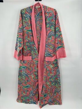Victoria’s Secret Gold Label Vintage Robe Paisley Petite Small